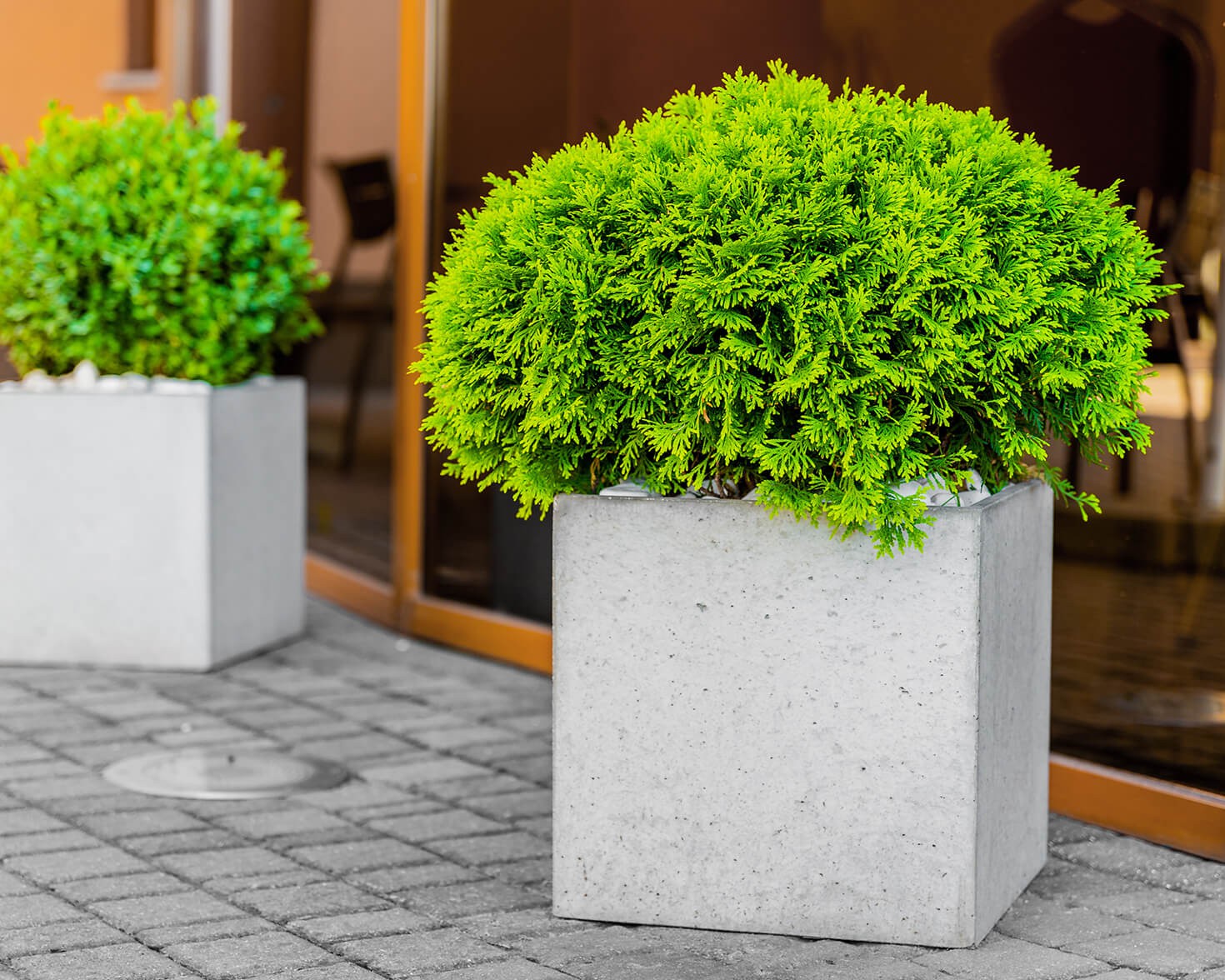 45x45x45 cm CT - Donica betonowa (antracytowa)