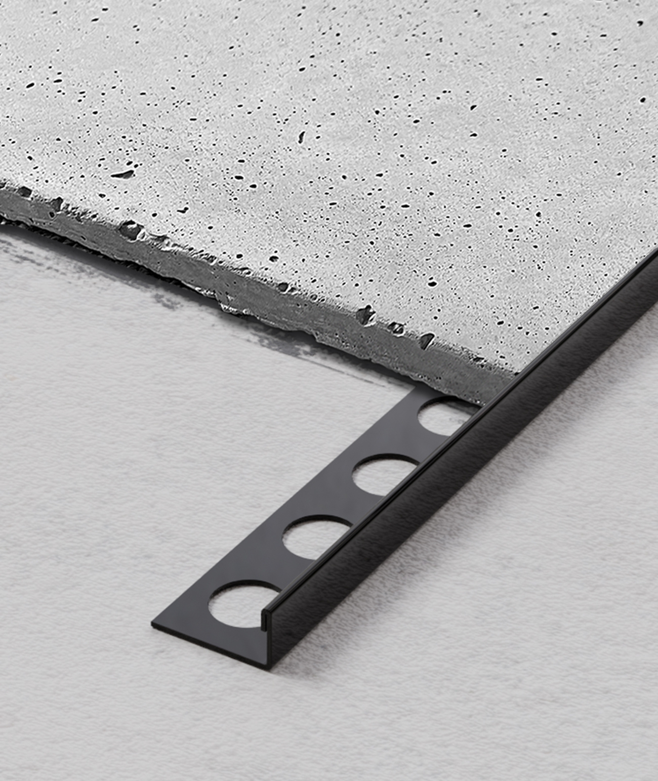 270x2x1,05 cm SM - (czarny połysk) - stalowa listwa dekoracyjna J [GTU_08]