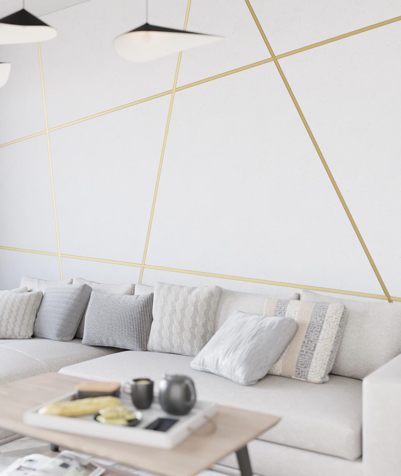 270x1x0,9 cm SM - (złoty matowy) - stalowa listwa dekoracyjna C [GTU_08]