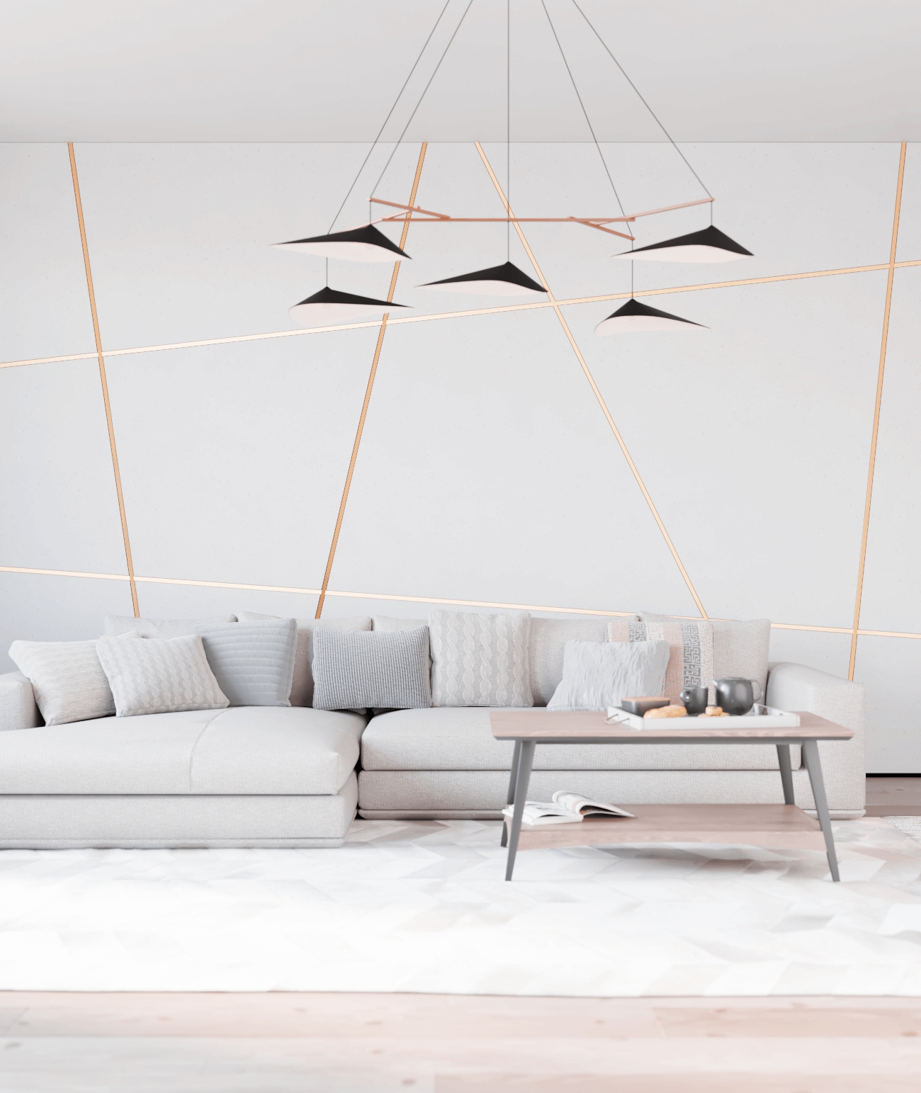 270x2x0,9 cm SM - (miedziany matowy) - stalowa listwa dekoracyjna C [GTU_08]