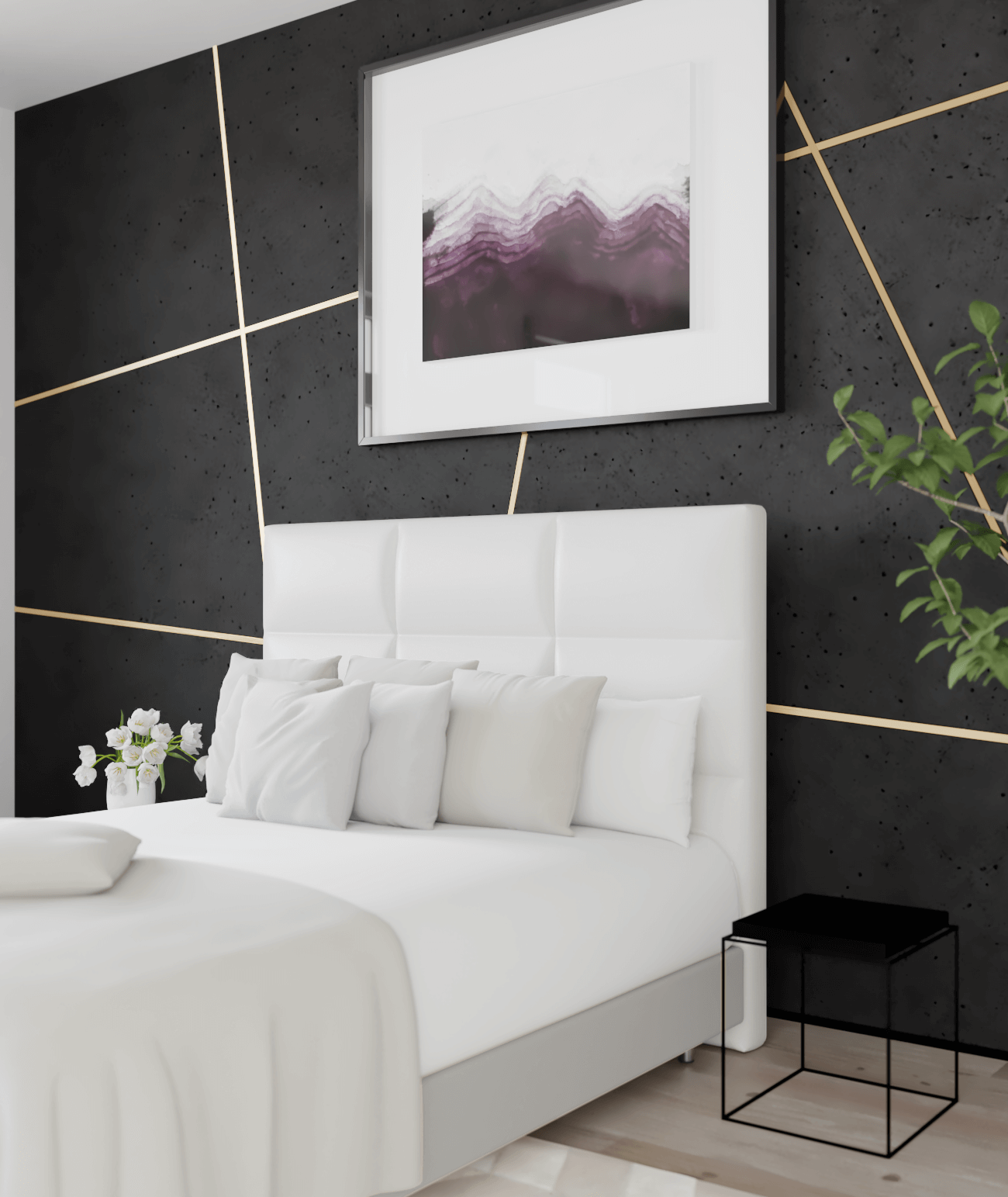 60x2x0,06 cm SM - (złoty matowy) - stalowa listwa dekoracyjna płaska [GTU_08]