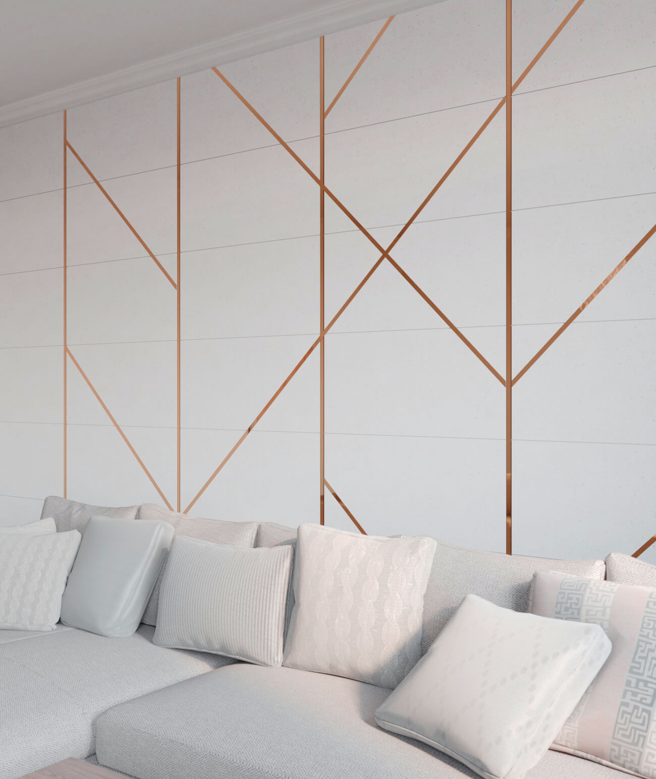 90x2x0,06 cm SM - (miedziany połysk) - stalowa listwa dekoracyjna płaska [GTU_08]