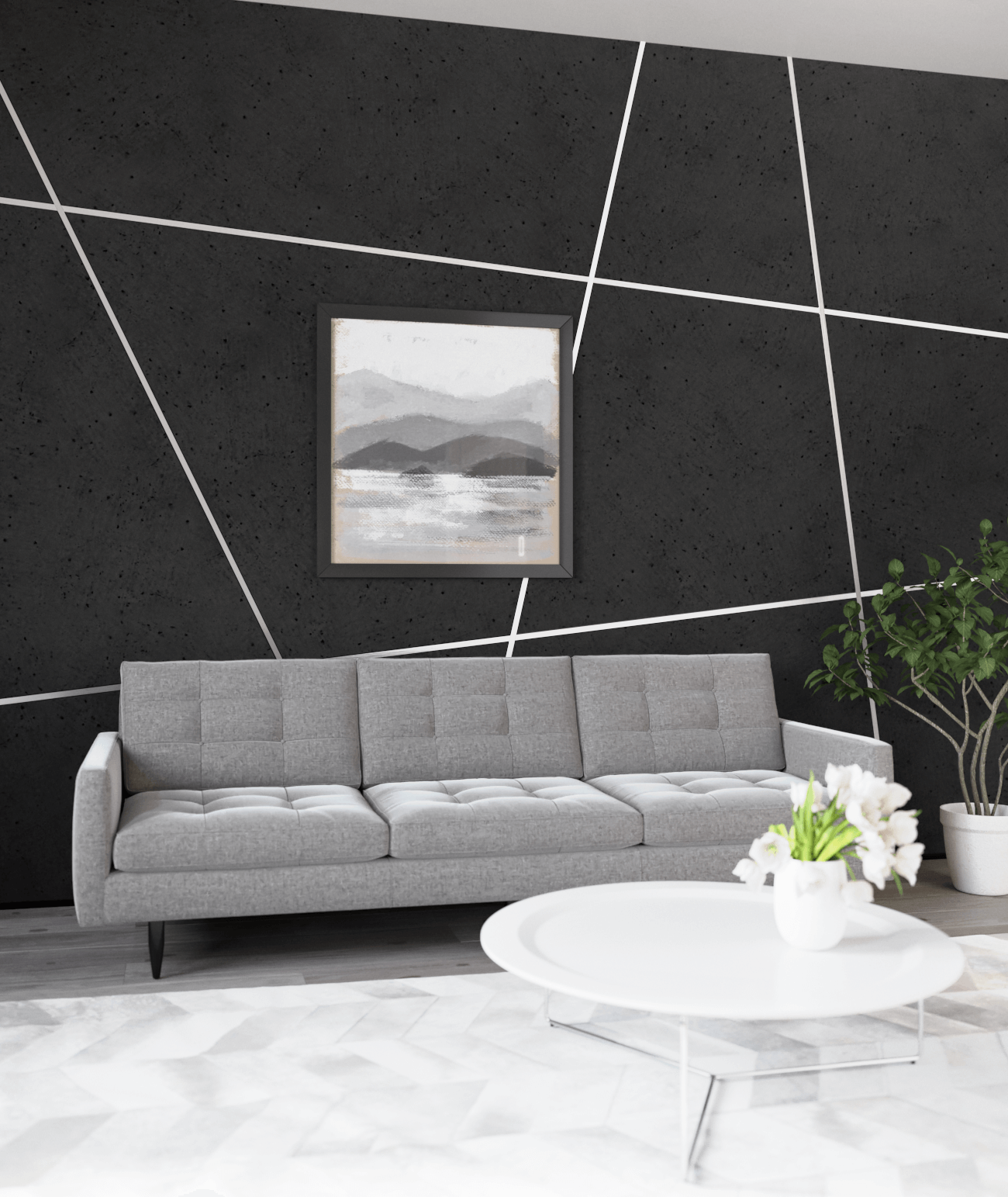 270x1x0,06 cm SM - (srebrny matowy) - stalowa listwa dekoracyjna płaska [GTU_08]