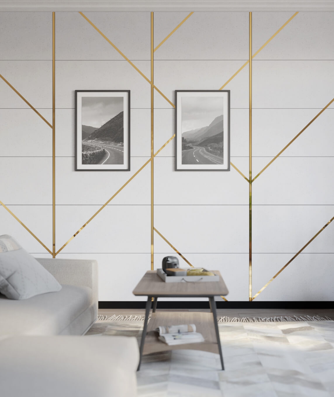 270x2x0,06 cm SM - (złoty połysk) - stalowa listwa dekoracyjna płaska [GTU_08]