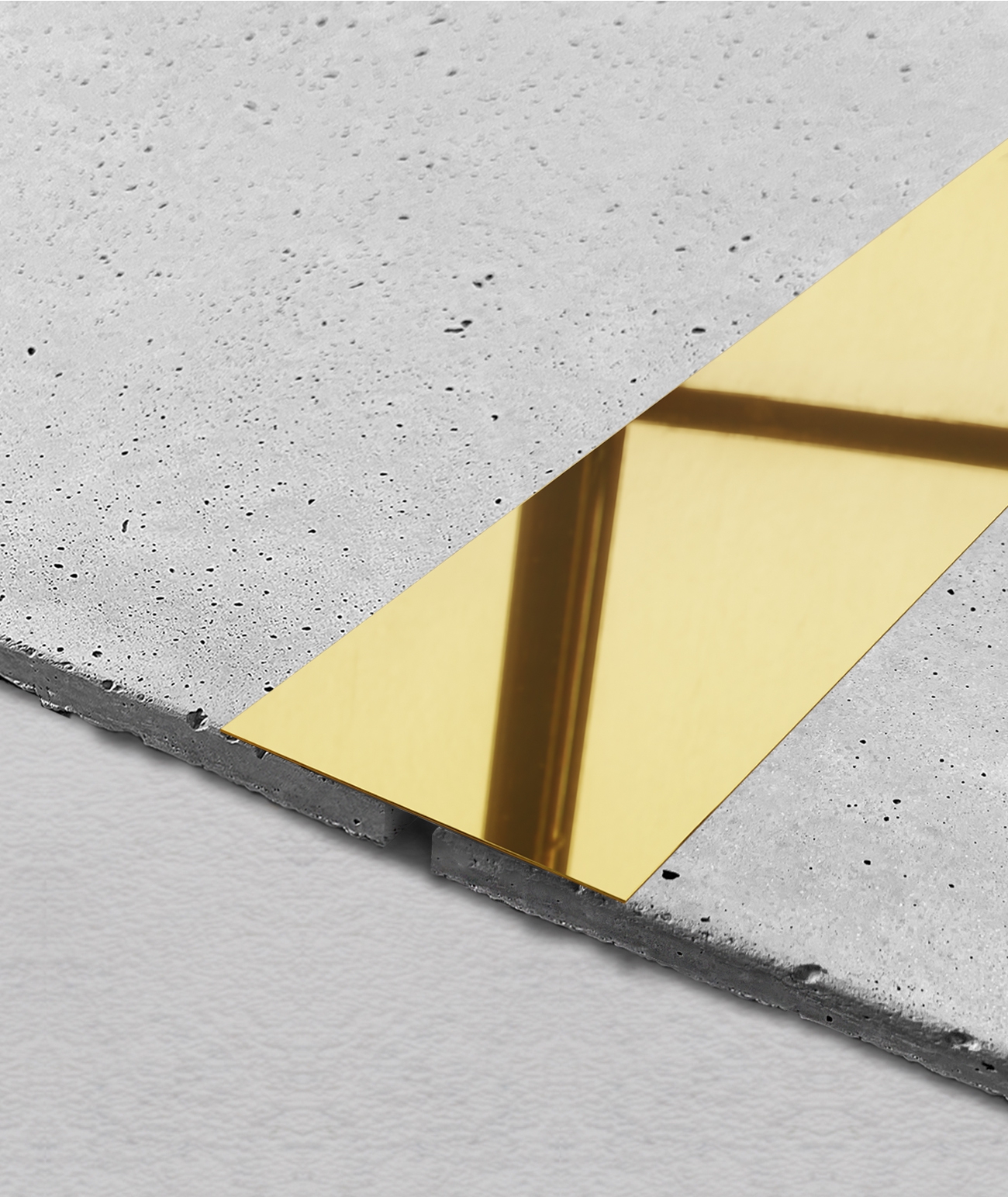 270x10x0,06 cm SM - (złoty połysk) - stalowa listwa dekoracyjna płaska [GTU_08]