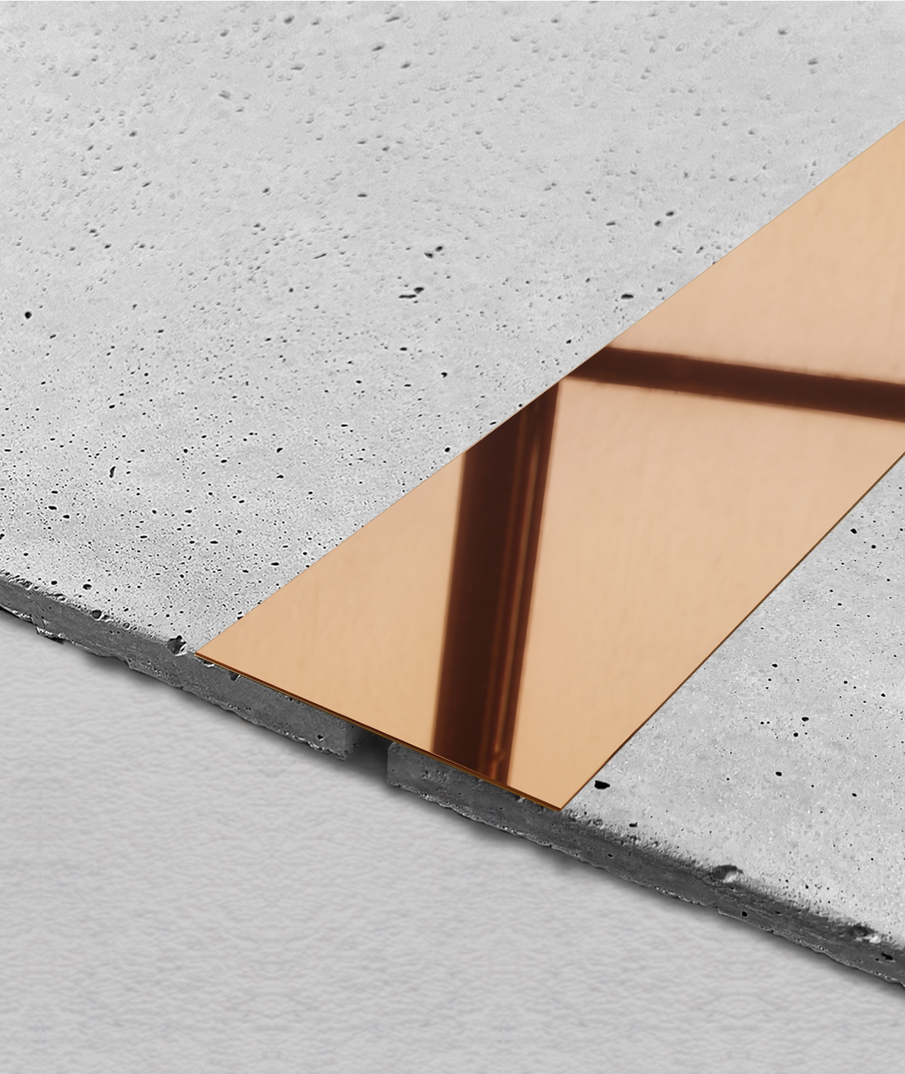 270x10x0,06 cm SM - (miedziany połysk) - stalowa listwa dekoracyjna płaska [GTU_08]