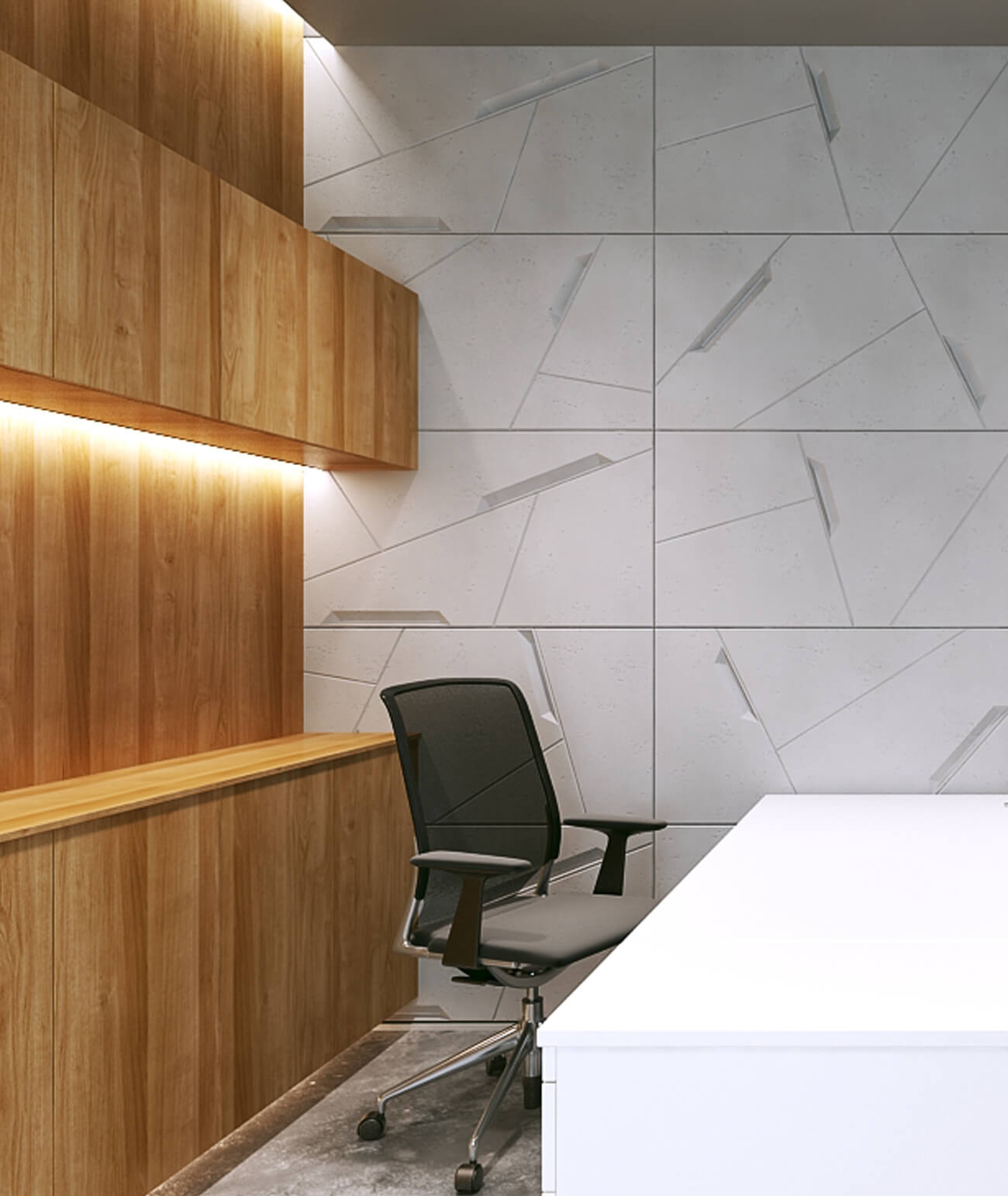 120x60 cm VT - PB18 (CL01 ceglasty) SPACE - panel dekor 3D beton architektoniczny