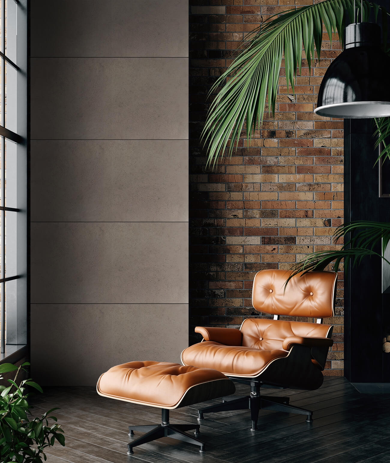 60x60 cm DS - (brązowy) - płyta beton architektoniczny ultralekka