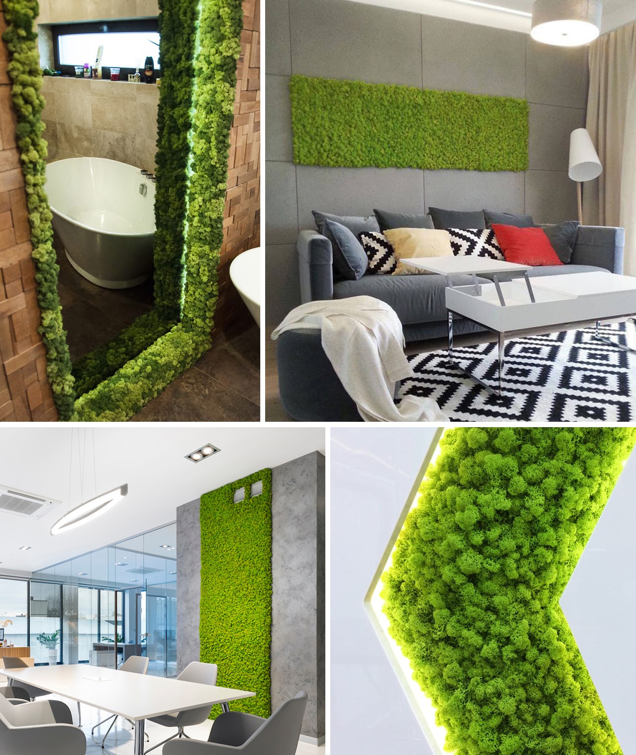 30x30 cm Chrobotek, mech reniferowy islandzki (010 turkusowa zieleń) - basic