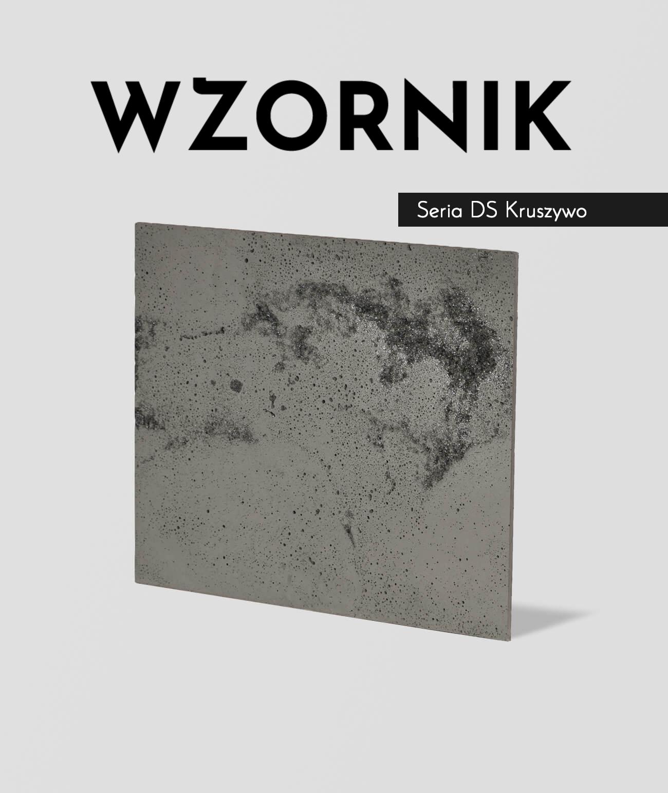 Wzornik DS - (brązowy, czarne kruszywo, duża porowatość) - beton architektoniczny