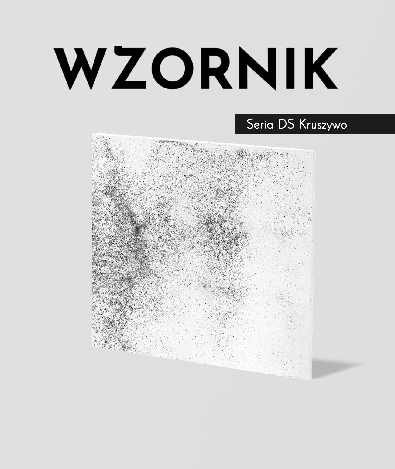 Wzornik DS - (biały, czarne kruszywo, średnia porowatość) - beton architektoniczny