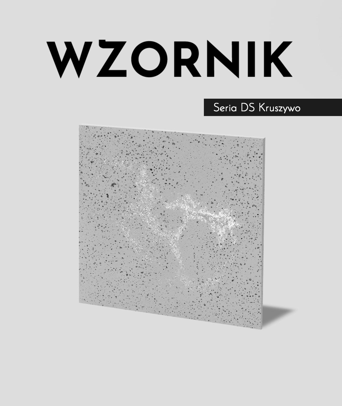 Wzornik DS - (jasny popiel, srebrne kruszywo, duża porowatość) - beton architektoniczny