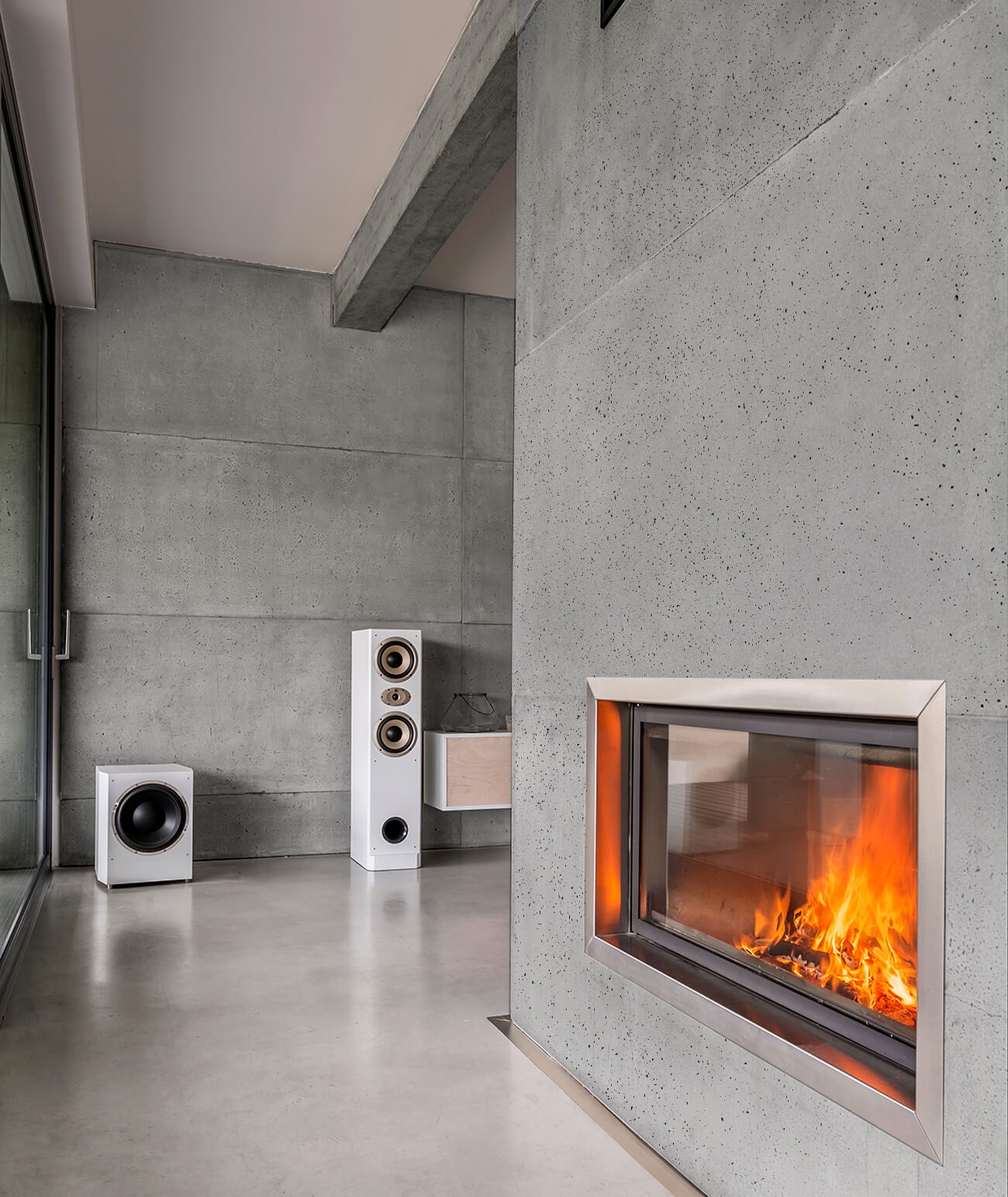 149.2x59.5 cm LS - (ciemny popiel) - płyta z betonu architektonicznego PRC - 2 cm grubości