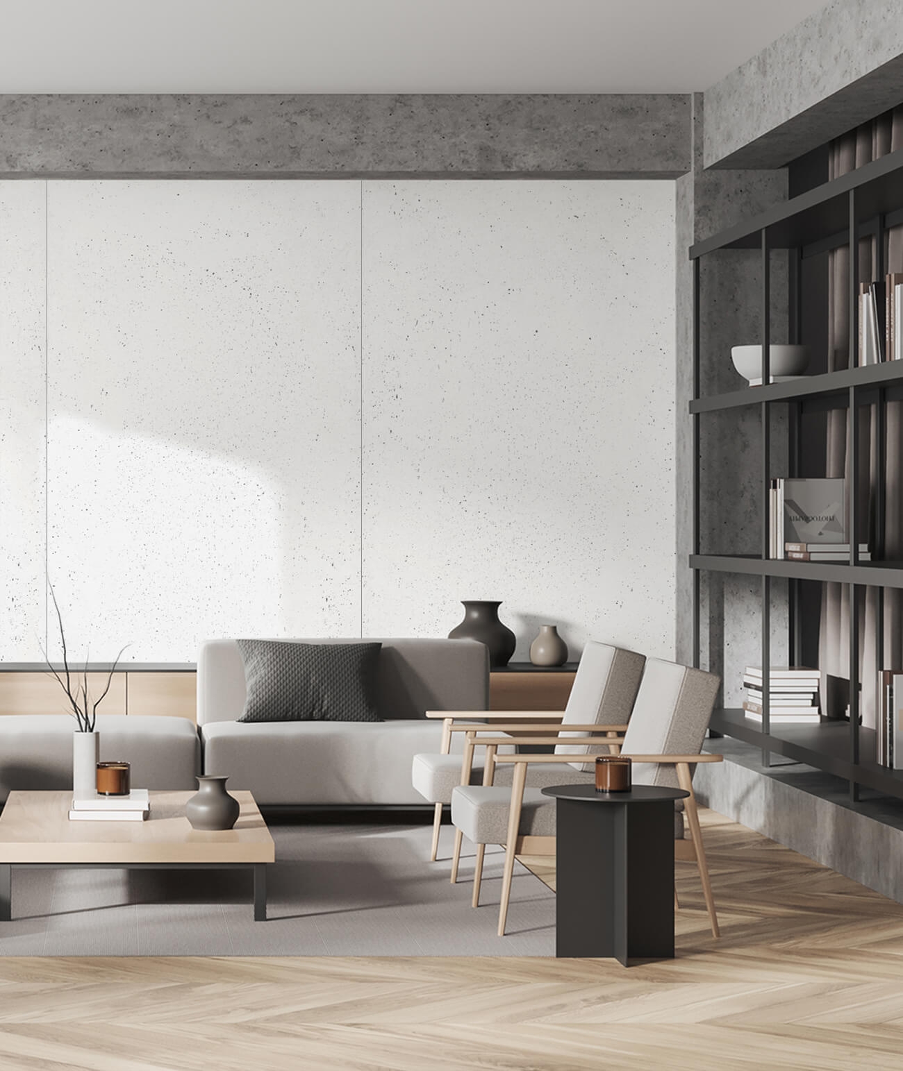 60x60 cm LS - (biały) - płyta z betonu architektonicznego GRC