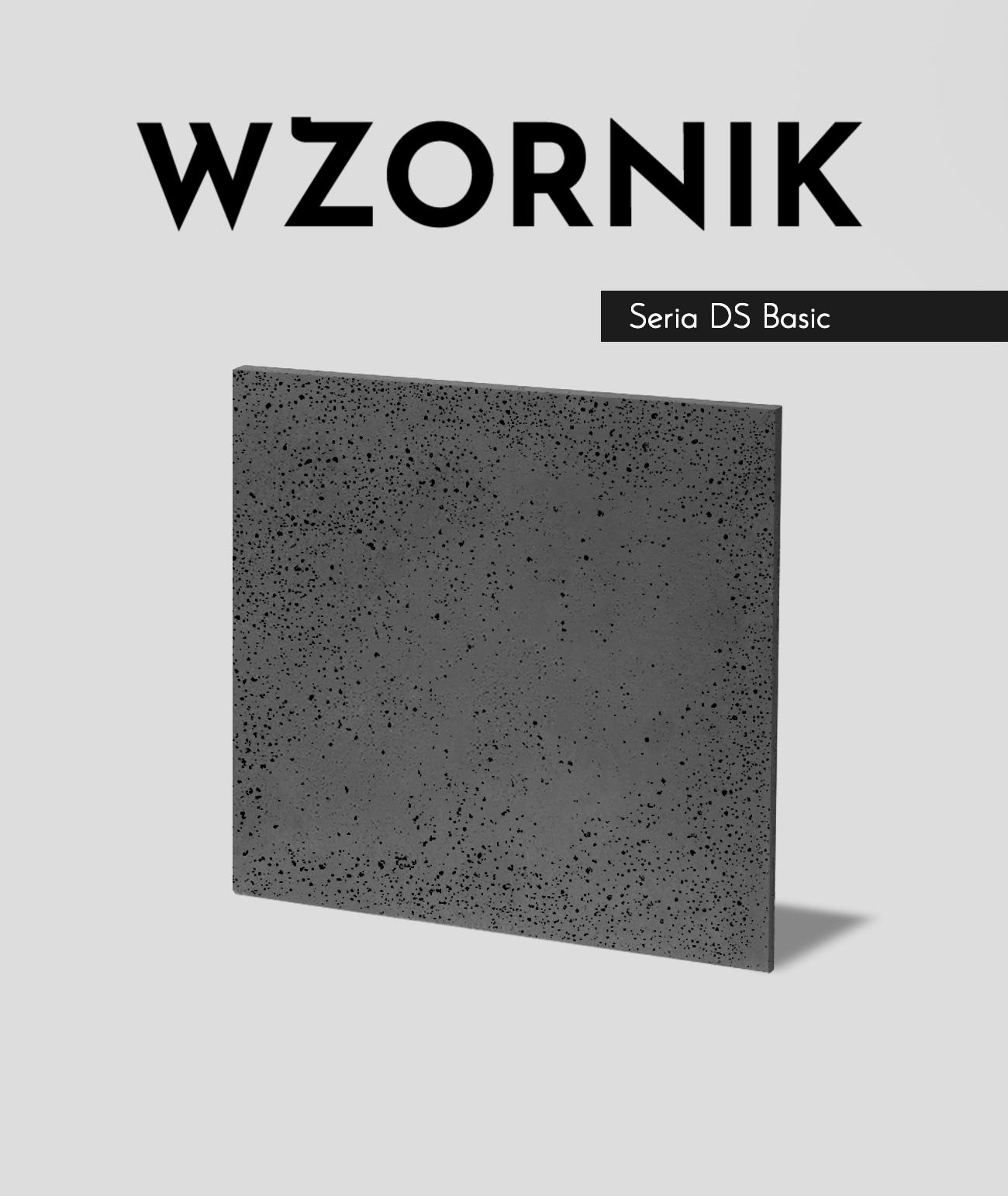 Wzornik DS - (antracyt, duża porowatość) - beton architektoniczny