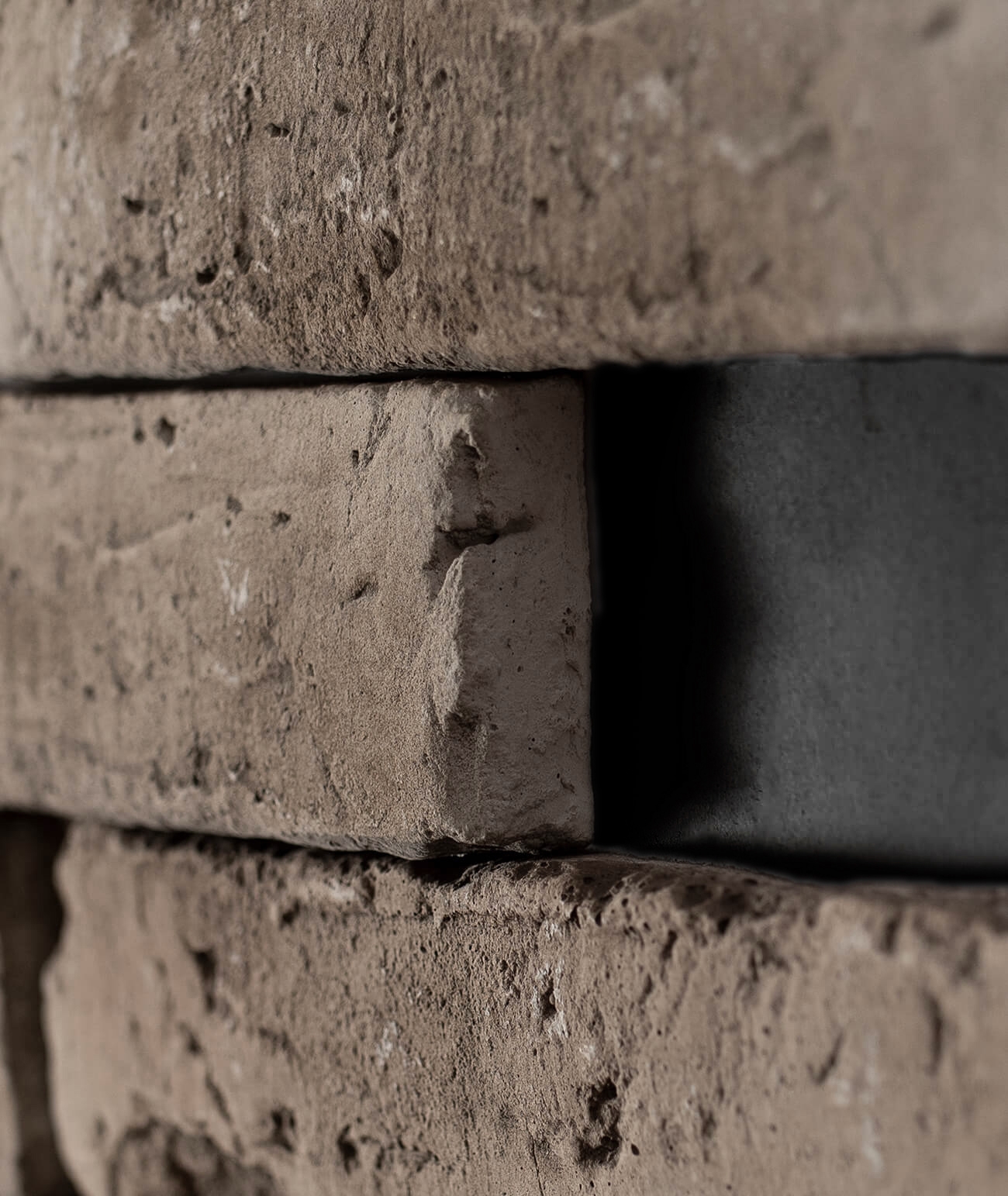 19x6,5x8,5 cm DS - (V6 cappuccino narożnik) - cegła betonowa na ścianę