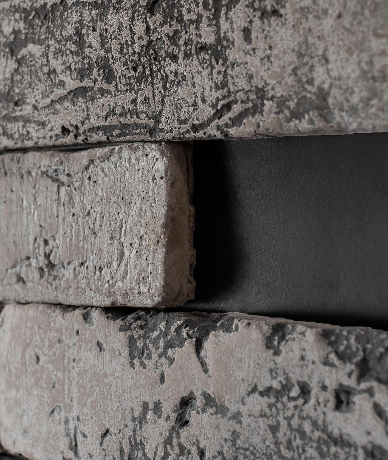 19x6,5x8,5 cm DS - (V7 stara cegła narożnik) - cegła betonowa na ścianę