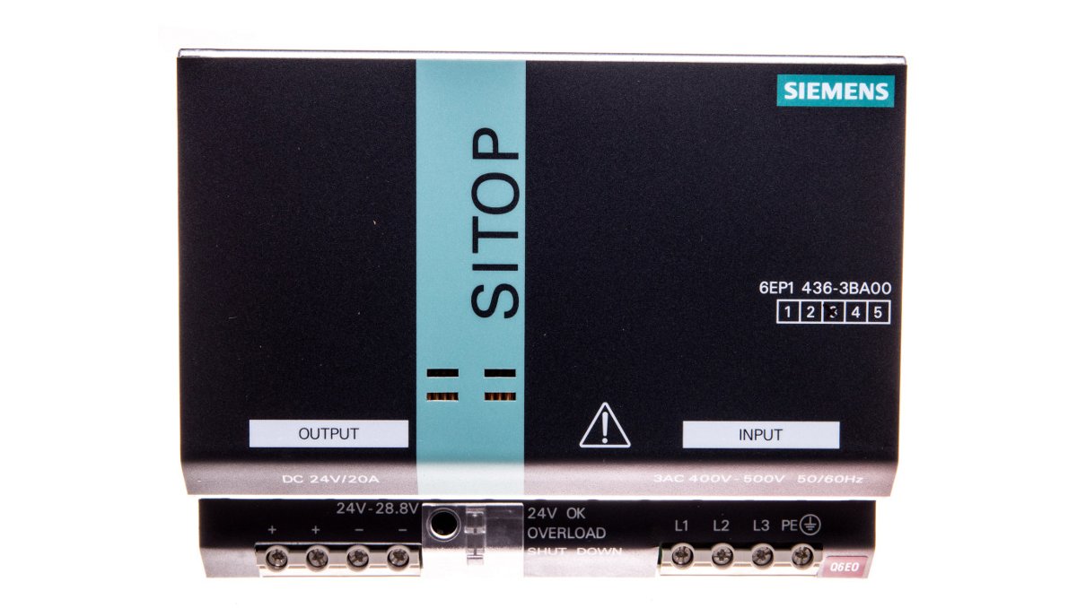 Siemens Sitop modular 24 v/20 a 6ep1436-3ba00 6EP14363BA00