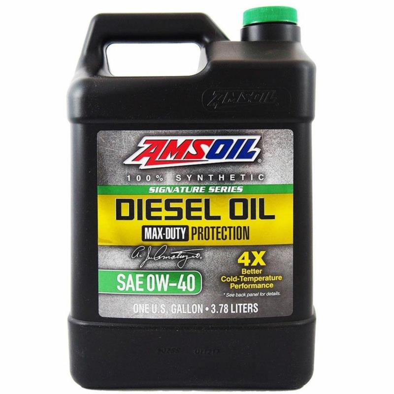 AMSOIL 0W40 Max-Duty Signature Series Diesel Oil DZF 3,784L
