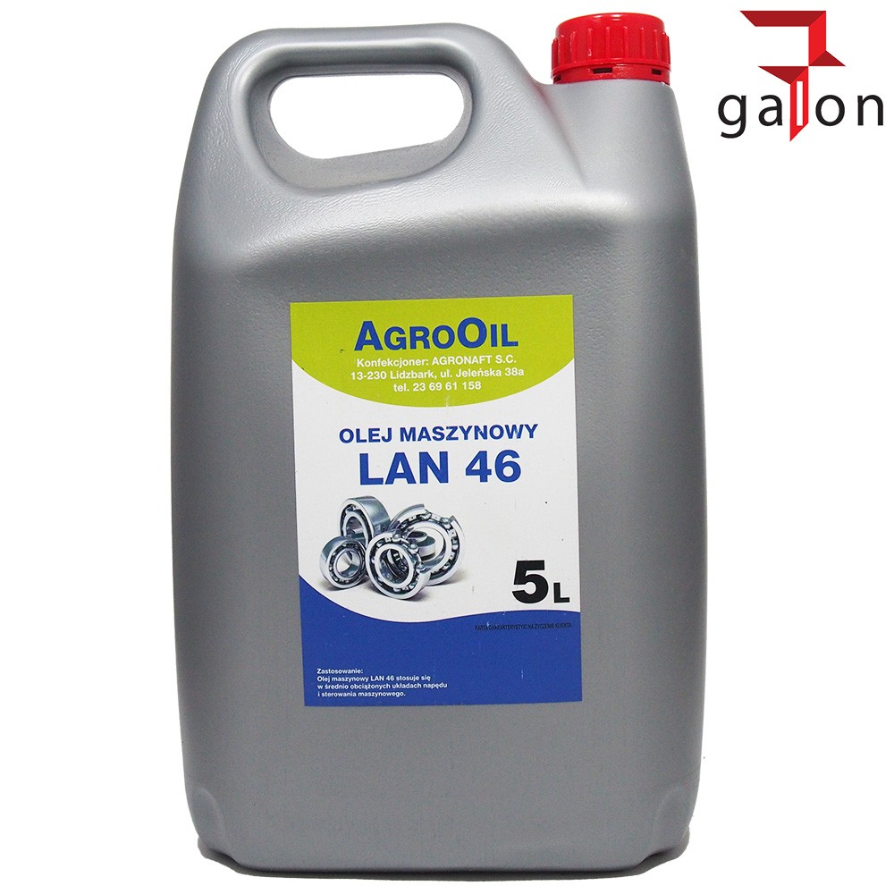 AGROOIL LAN 46 5L KONFEKCJA - olej maszynowy