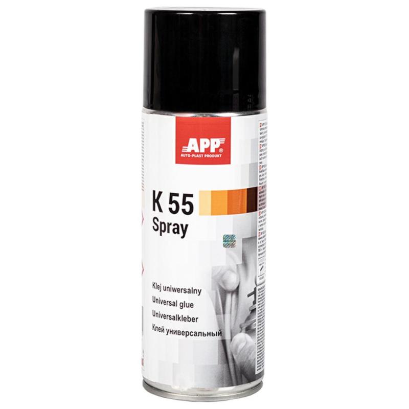 APP klej uniwersalny 400ml K55 - szybki i uniwersalny klej w aerozolu