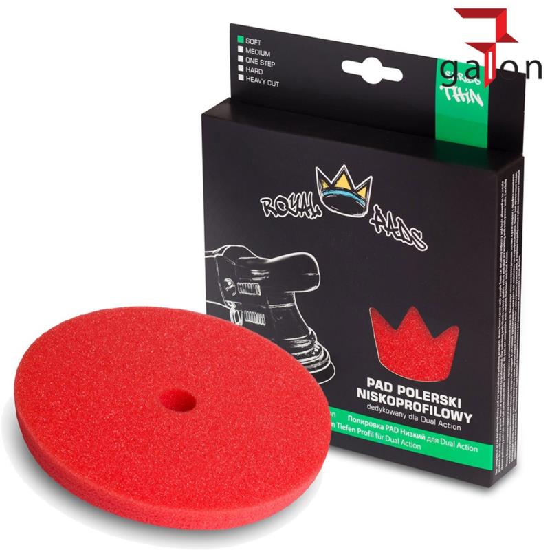 Royal Pads THIN Soft Pad (Red) - 130mm (dual action)