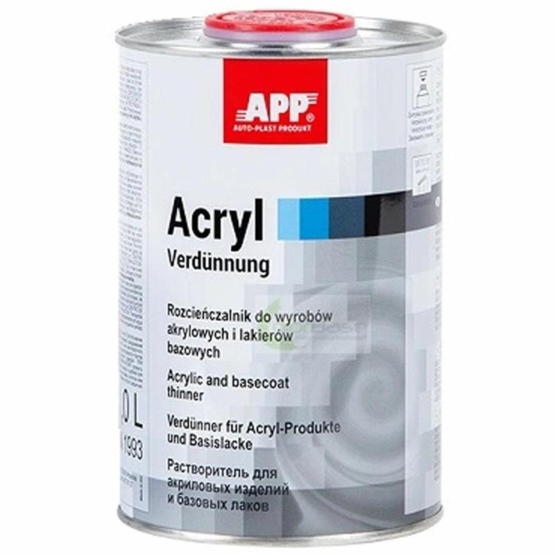 APP 2K ROZCIEŃCZALNIK DO LAKIERÓW AKRYLOWYCH 1L