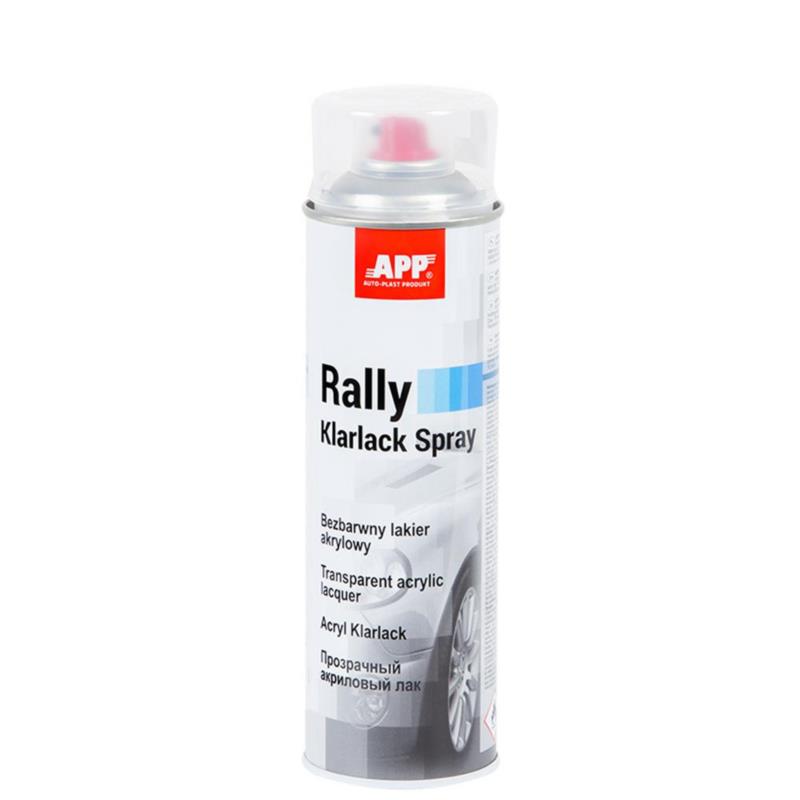 APP Rally Klarlack Spray 500ml - bezbarwny lakie akrylowy w aerozolu