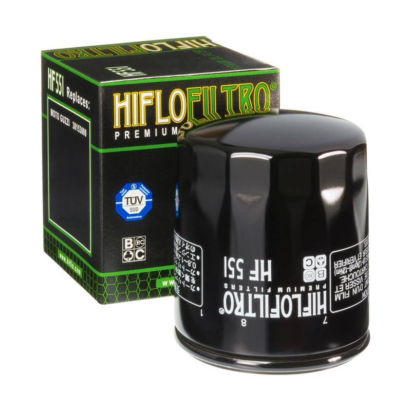HIFLOFILTRO Filtr Oleju HF551 - filtr motocyklowy