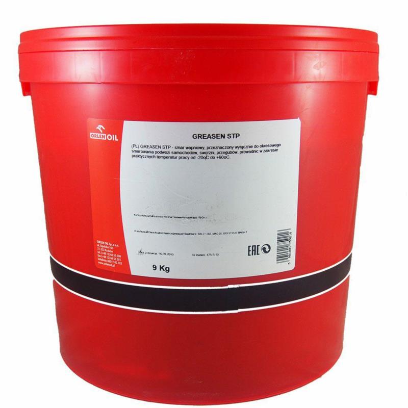 ORLEN Smar Greasen STP 9kg - smar do przegubów, sworzni, podwozi