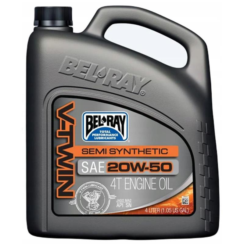 BEL-RAY V-Twin 4T Semisynthetic 20W50 4L