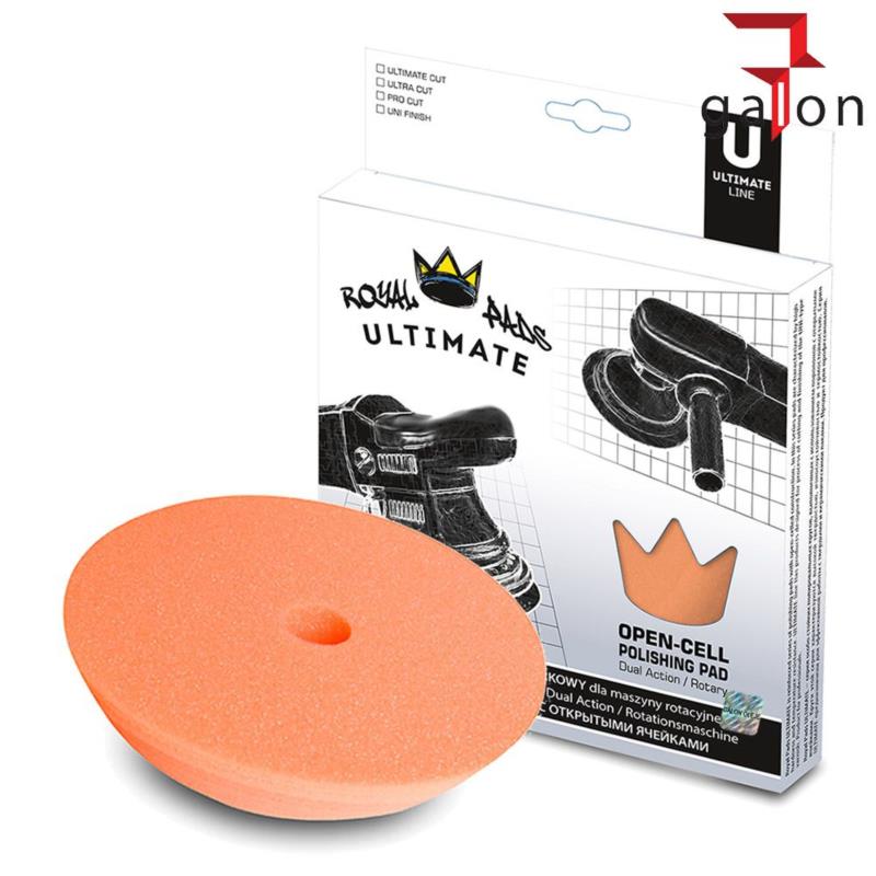 Royal Pads Ultimate Pro Cut  twardy pad polerski, pomarańczowy 130/150mm