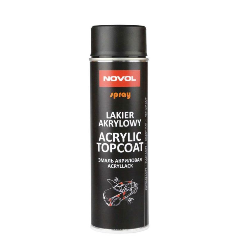 NOVOL ACRYL TOPCOAT 500ml CZARNY MAT