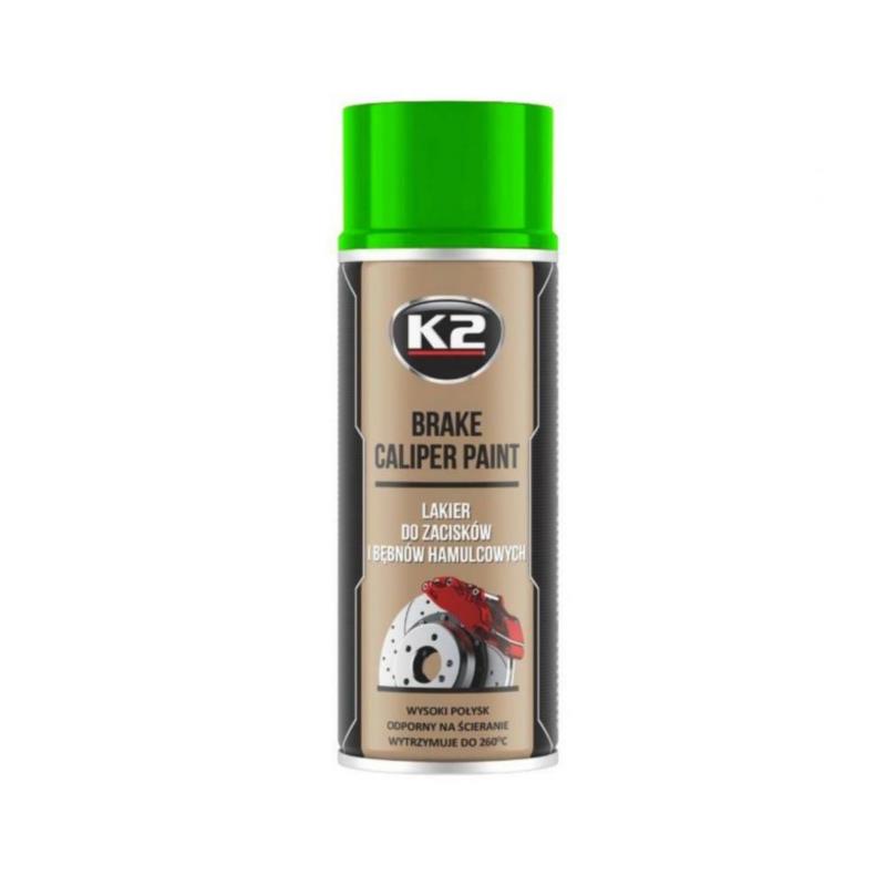 K2 Brake Caliper Paint - Zielony 400ml - Lakier do zacisków i bębnów hamulcowych