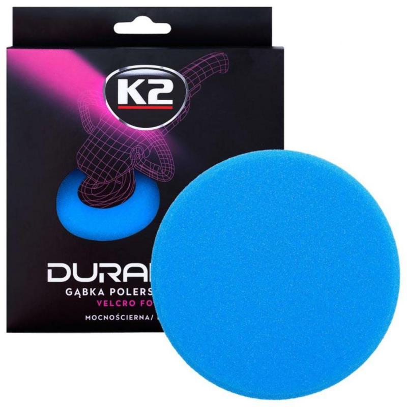 K2 Duraflex gąbka mocnościerna na rzep niebieska 150mm