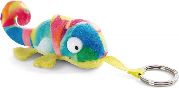 NICI Wieszak/brelok na klucze kameleon Candymon zielono wzorzysty  8 cm