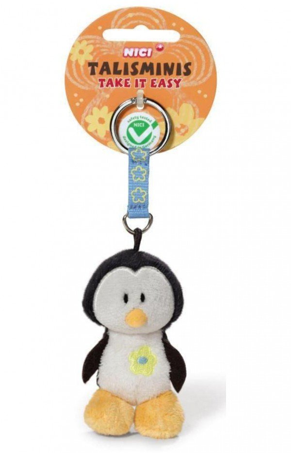 Nici 37389 - Pinguin Talisminis Take it Easy, 7 cm, Bean Bag breloczek do kluczy 37389