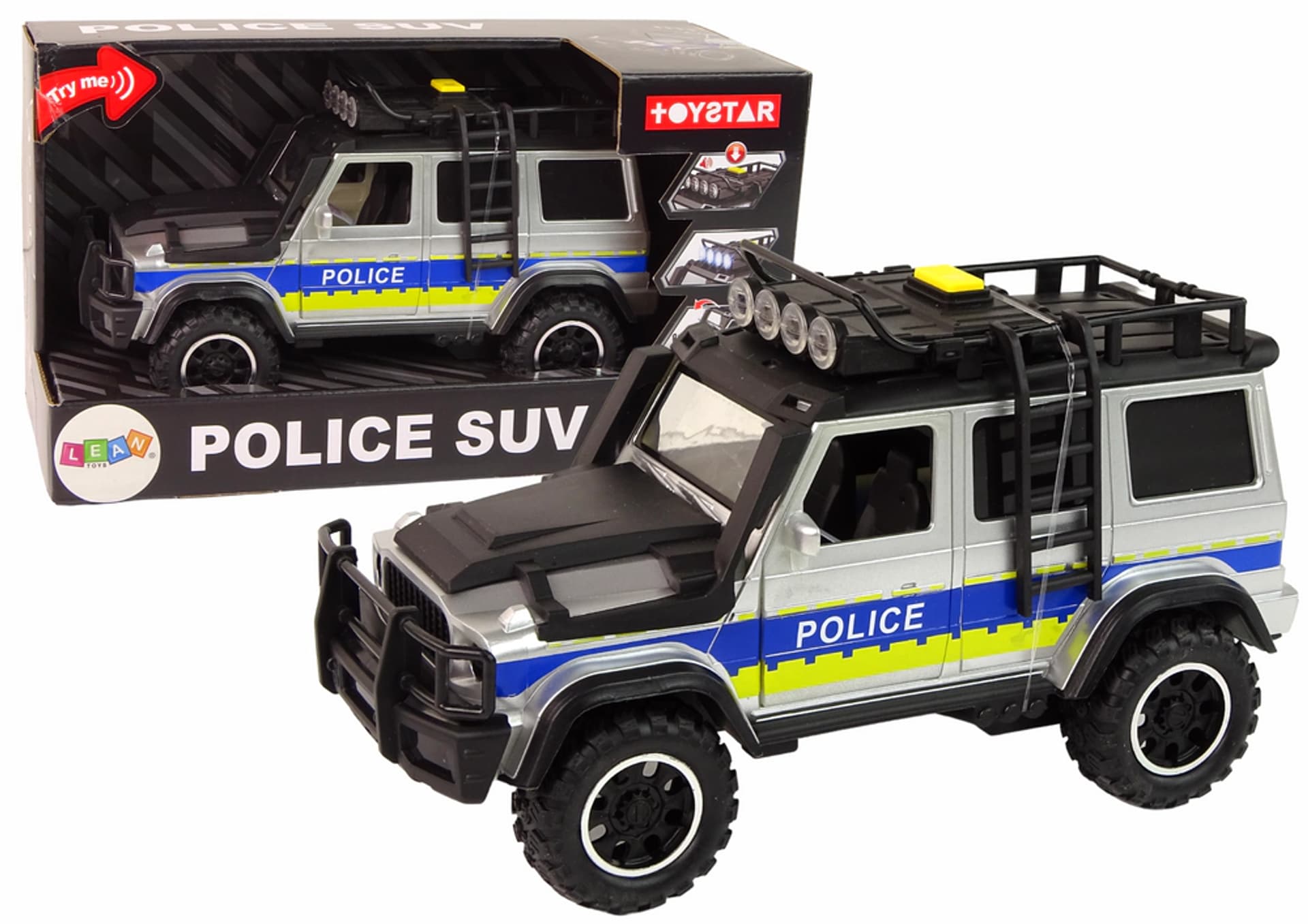 Auto Terenowe Policja 1:14 Napęd Frykcyjny