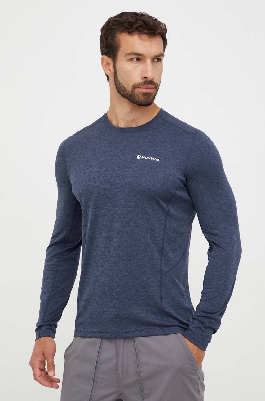 Montane longsleeve funkcyjny Dart kolor granatowy