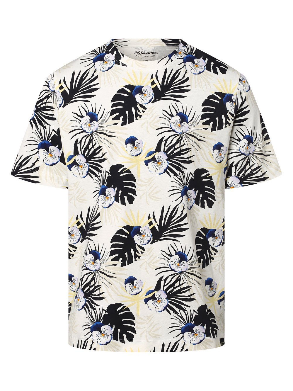 Jack & Jones - T-shirt męski  JORTulum, biały|wielokolorowy