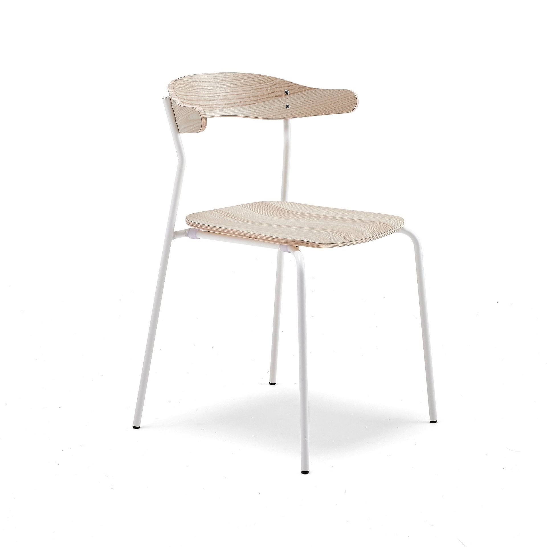 Krzesło VIGGO, biały, jesion