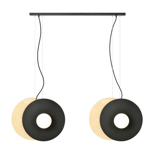 Soho lampa wisząca 4xE14 czarna/biała 1303/4