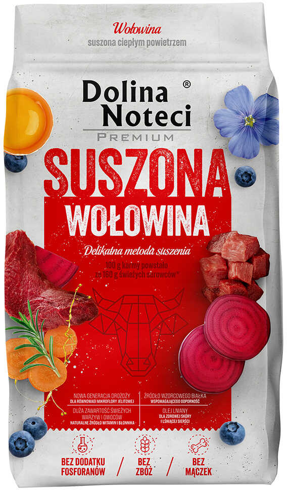 Dolina Noteci Premium, wołowina - 2 x 9 kg Dostawa GRATIS!