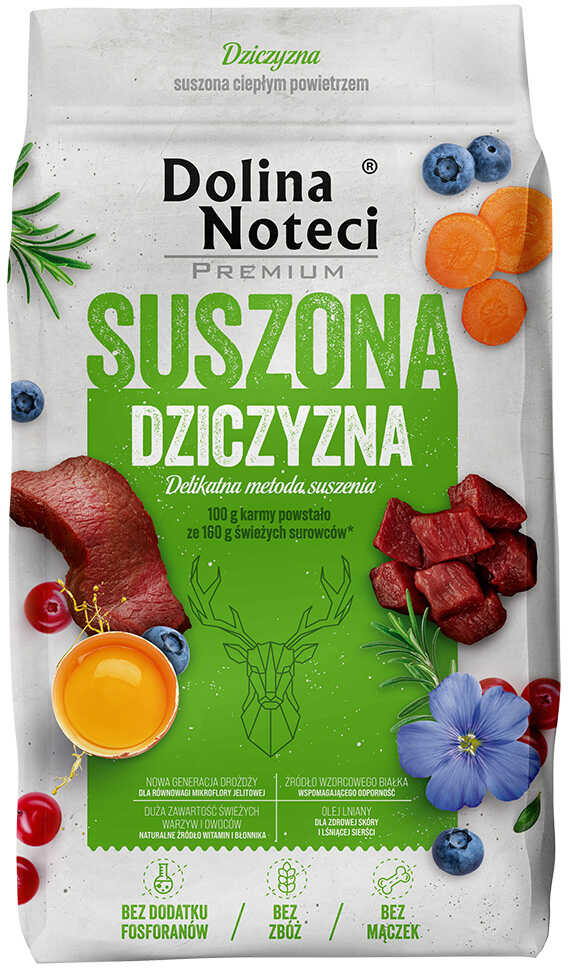 Dolina Noteci Premium, dziczyzna - 2 x 9 kg Dostawa GRATIS!