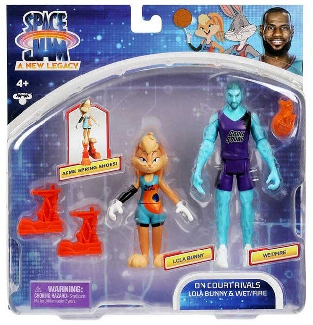 Zestaw figurek Space Jam A New Legacy Lola Bunny Wet Fire 12cm