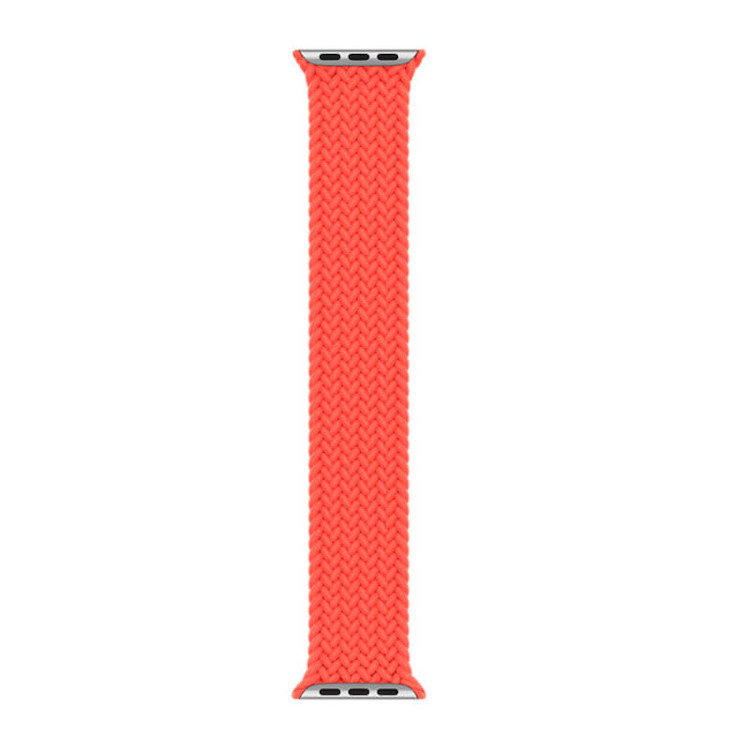 Oryginalny Pasek Apple Braided Solo Loop 40mm Electric Orange Size 5