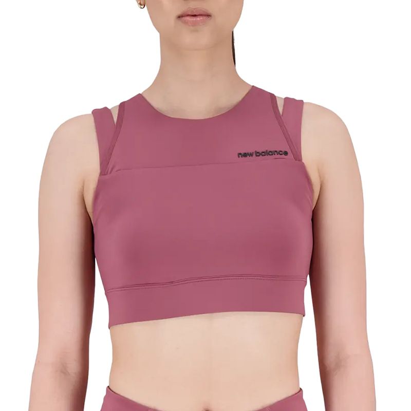 Biustonosz sportowy New Balance WB21110WAD - różowy