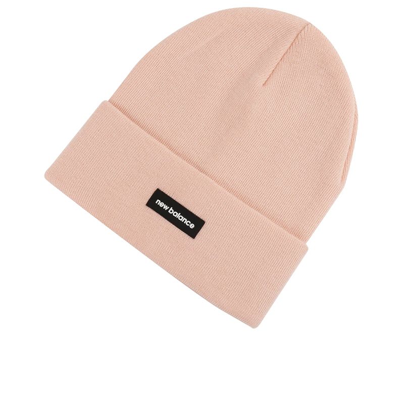 Czapka New Balance LAH33005PIE - beżowa