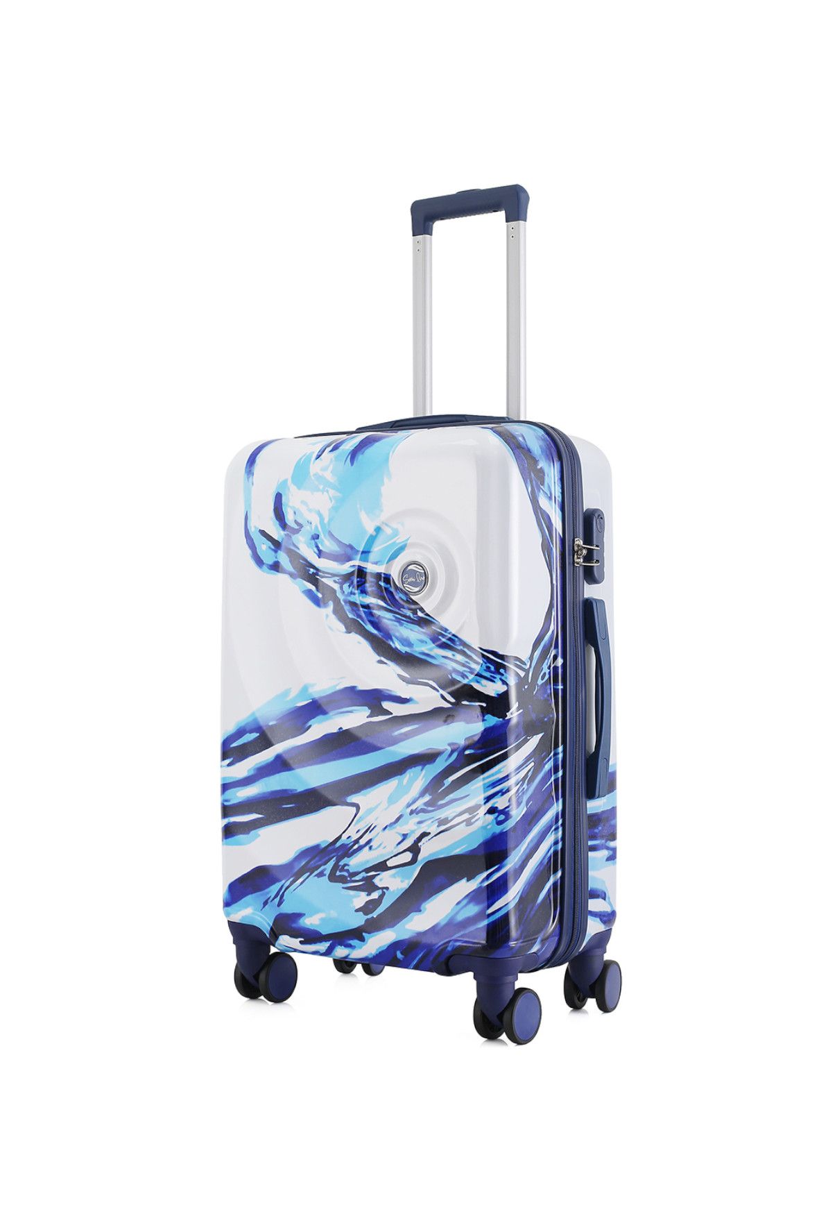 Średnia twarda walizka 67 L - 44x26,5x66cm PC+ABS