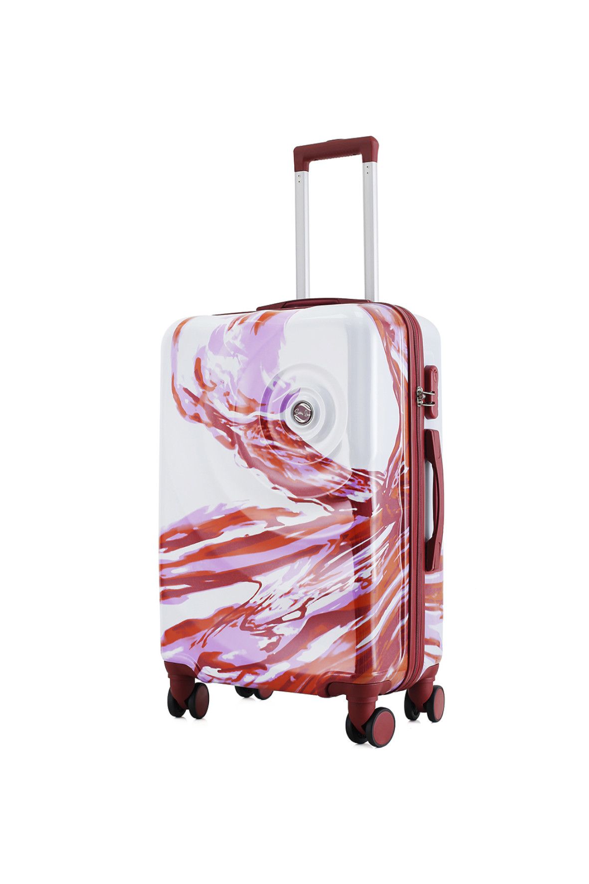 Średnia twarda walizka 67 L - 44x26,5x66cm PC+ABS